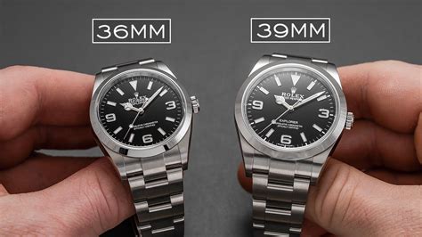 rolex explorer 40mm vs 39mm|rolex explorer 39mm retail price.